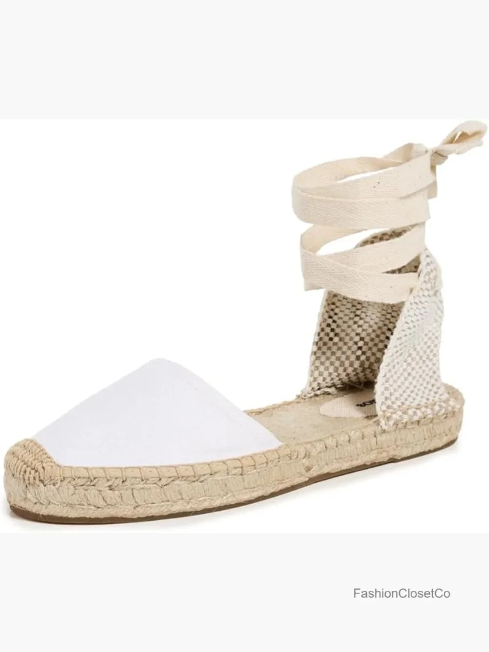 Women's Platform Wedge Espadrilles, Lace-Up Ankle Strap, Rubber Sole